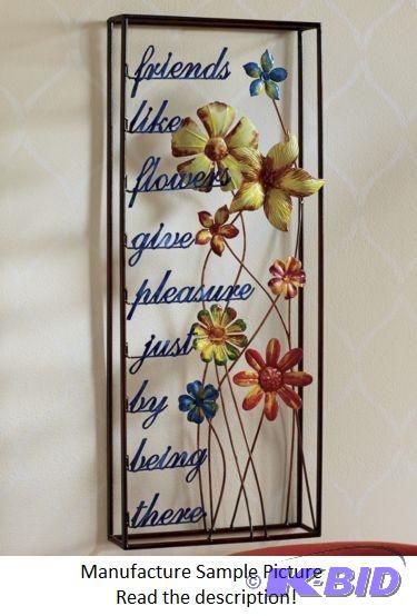 lot 37 image: 3D Wall Decor - &quotFriends, like flowers, ...