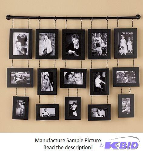 lot 40 image: Hanging Photo Frames - Black - Retail $69.95 ...