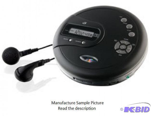 lot 43 image: Personal CD Player by GPX - With FM radio - M...
