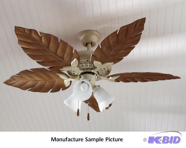 lot 52 image: Brasillia Ceiling Fan - This 3-speed, reversi...