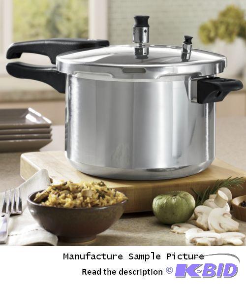 lot 66 image: Casa Essentials Aluminum Pressure Cooker - 6 ...