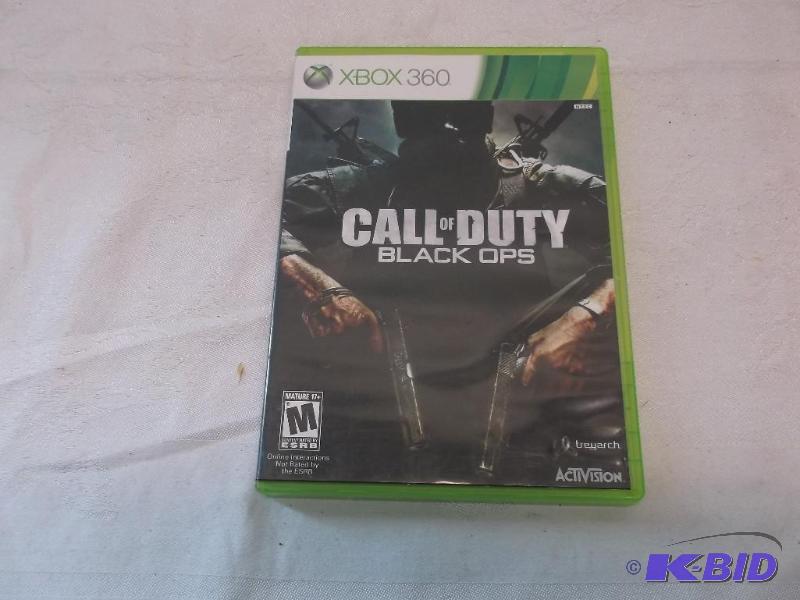 lot 102 image: Lot with XBOX Call of Duty Black ops game....