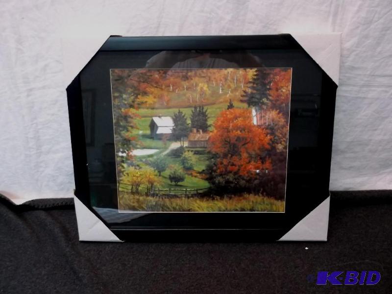 lot 108 image: Beautiful framed print measuring 19 58"...