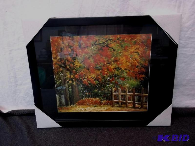 lot 109 image: Beautiful framed print measuring 19 58"...