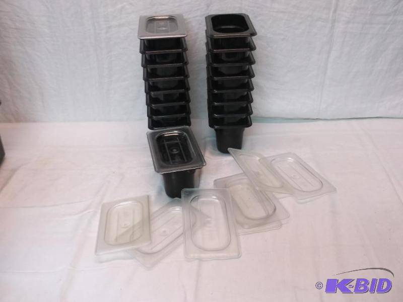 lot 119 image: Large lot of NSF containers with 4 inserts an...