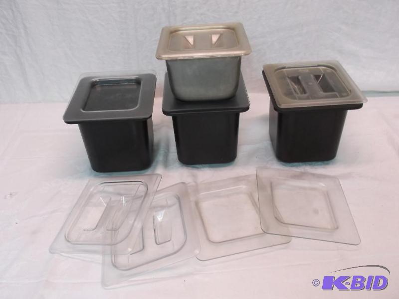 lot 122 image: Nice lot with NSF containers with lids all ap...