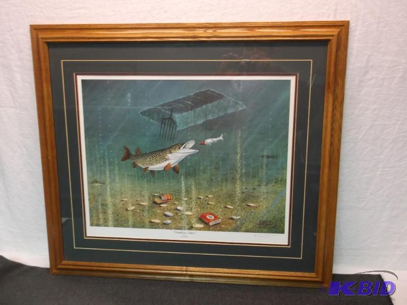 lot 2 image: Beautiful double matted " Darkhouse Acti...