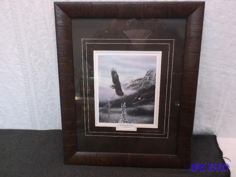 lot 25 image: Beautiful double matted framed print &quotSp...
