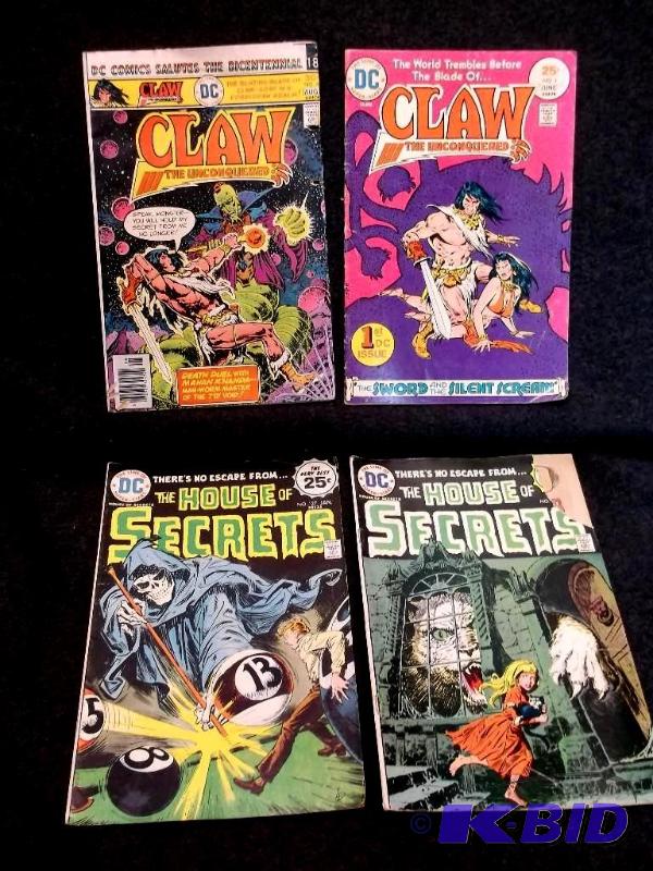 lot 56 image: Lot with 4 collectable comic books....