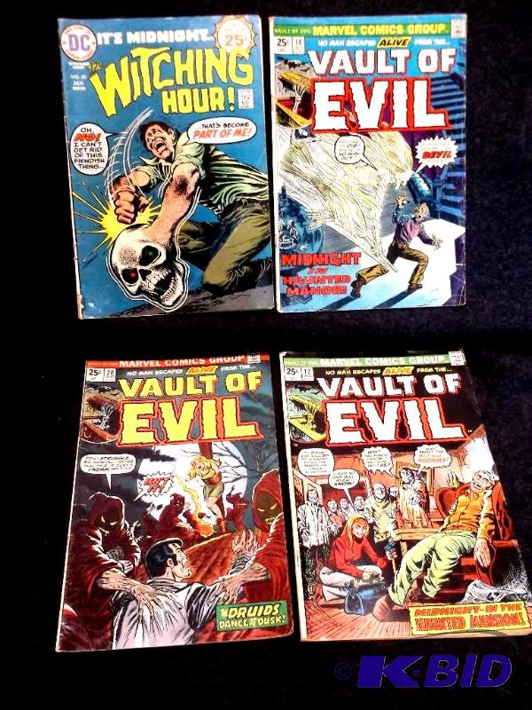 lot 58 image: Lot with 4 collectable comic books....