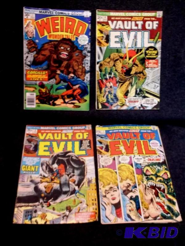 lot 60 image: Lot with 4 collectable comic books....