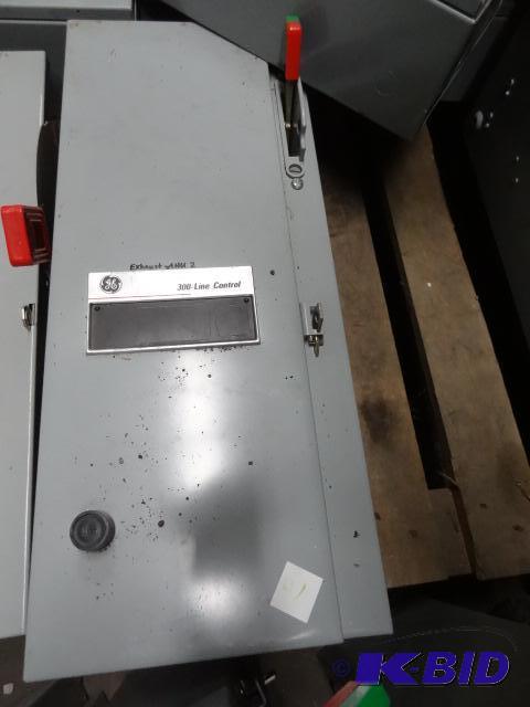 GE 300 line control magnetic starter. CR308...