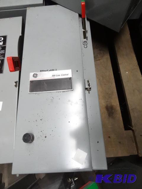 GE 300 line control magnetic starter. CR308...