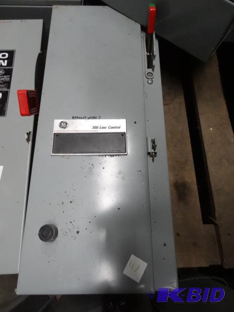 GE 300 line control magnetic starter. CR308...