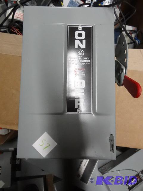 GE general duty Safety switch. NP266211-A...