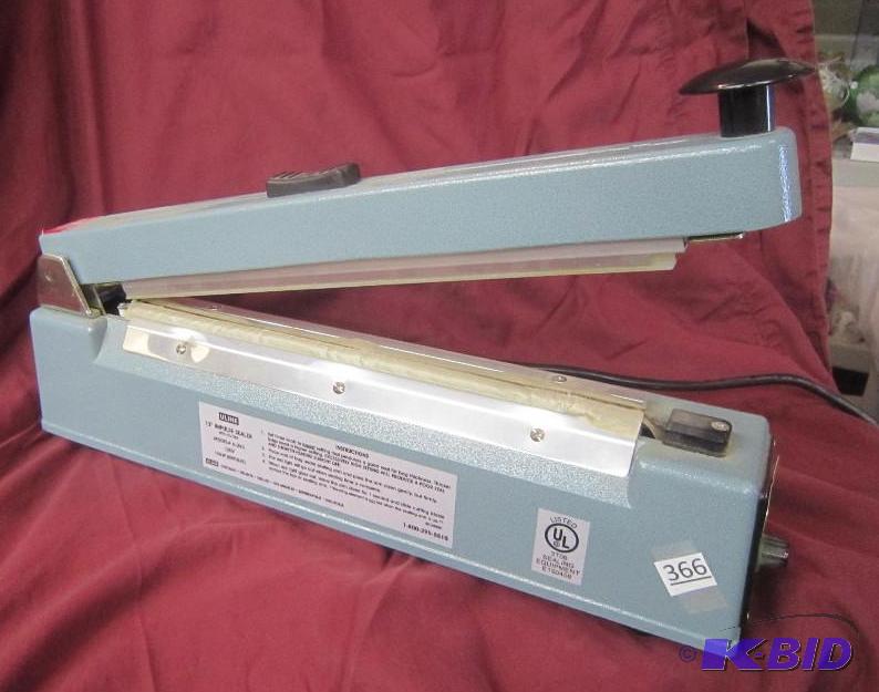 lot 366 image: Metal Impulce 8 sealer  Cutter 18 long Model #H293 Unline