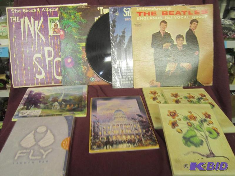 lot 375 image: Box Lot - Ink Spots, Beatles, Gene Autry, Johnny Cash, Launch Pad