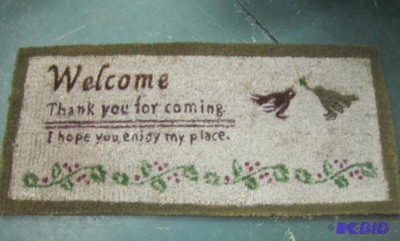 lot 418 image: NEW Rug - Thank you for coming for coming - I hope you enjoy my place 14 x 31