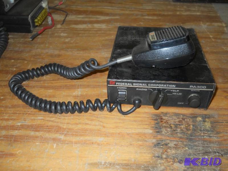 lot 17 image: Federal Signal Corporation PA 300 CB  Radio  PA
