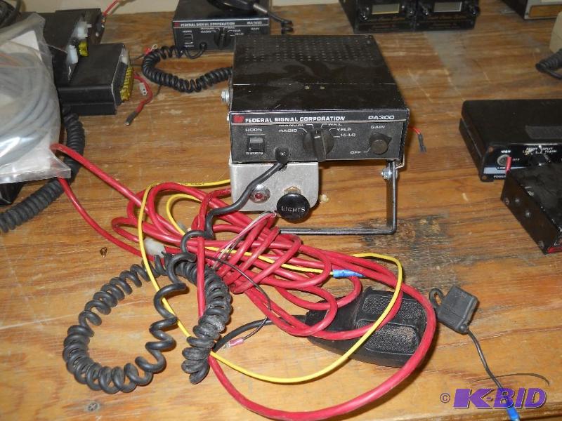 lot 18 image: Federal Signal Corporation PA 300 CB  Radio  PA