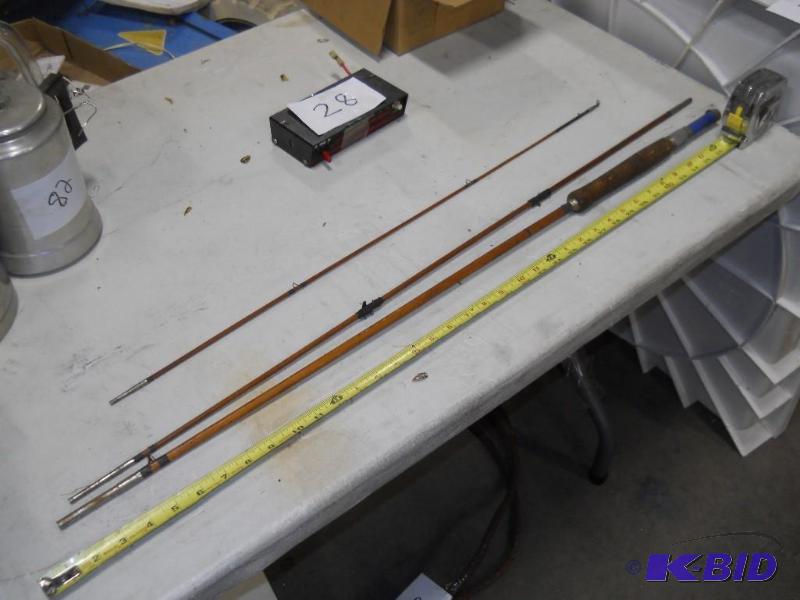 lot 28 image: Bamboo Fly Rod