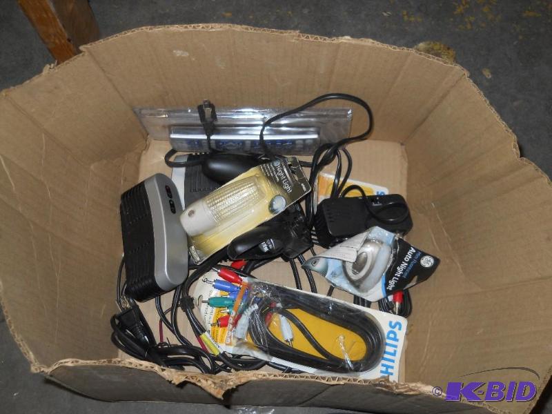 lot 63 image: Box of Cables and Cords