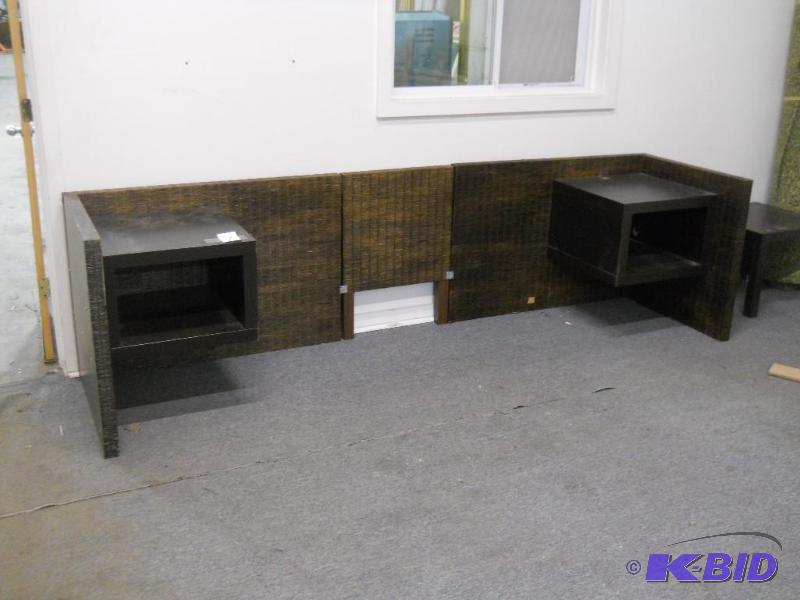 lot 64 image: Bedstands And Wall Frame
