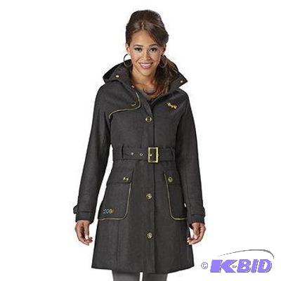 New with tags Coogi Misses Wool Trench Jacke...