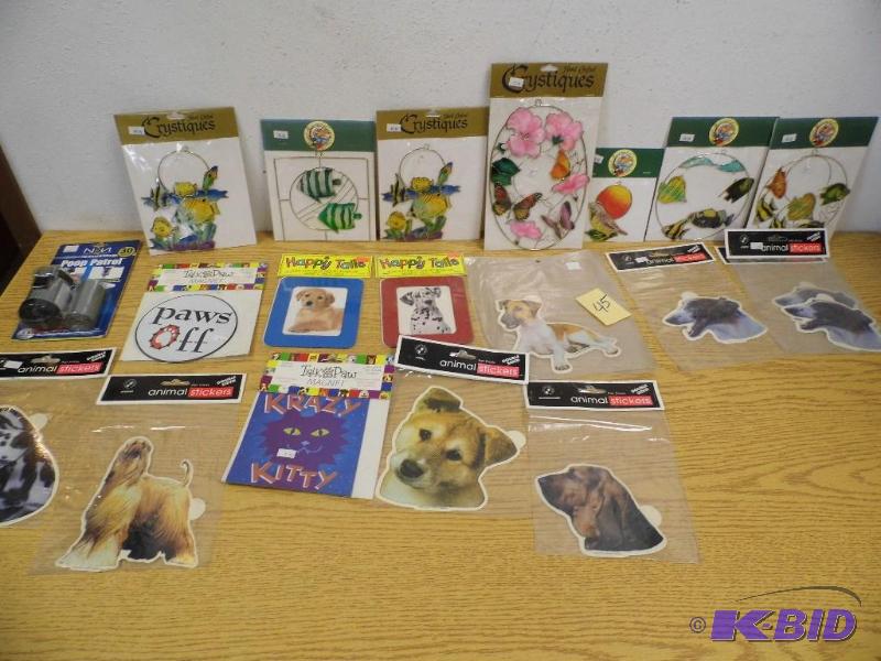 Sun Catchers, Stickers, Mouse Pad