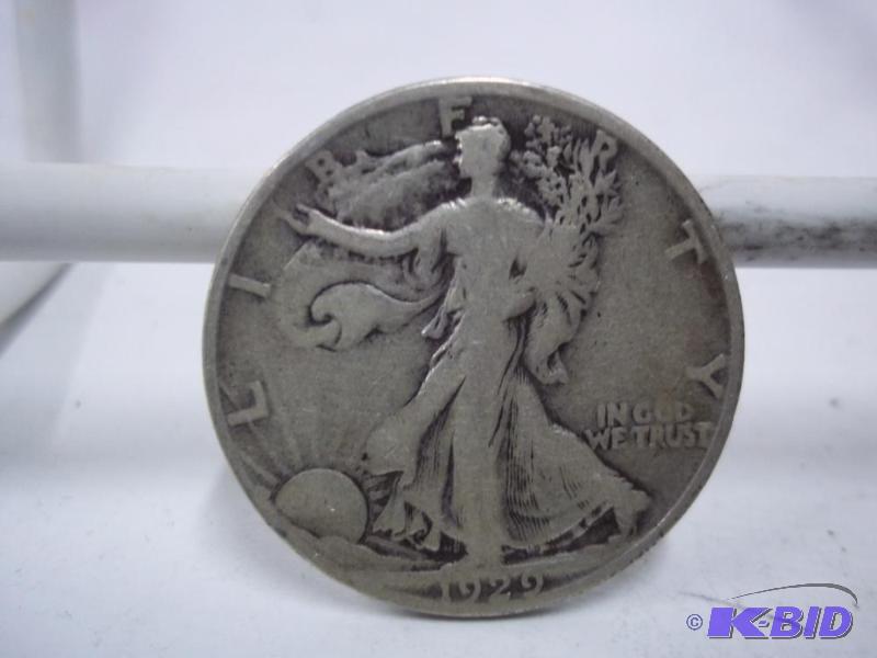 1929 Walking Liberty Half Dollar...