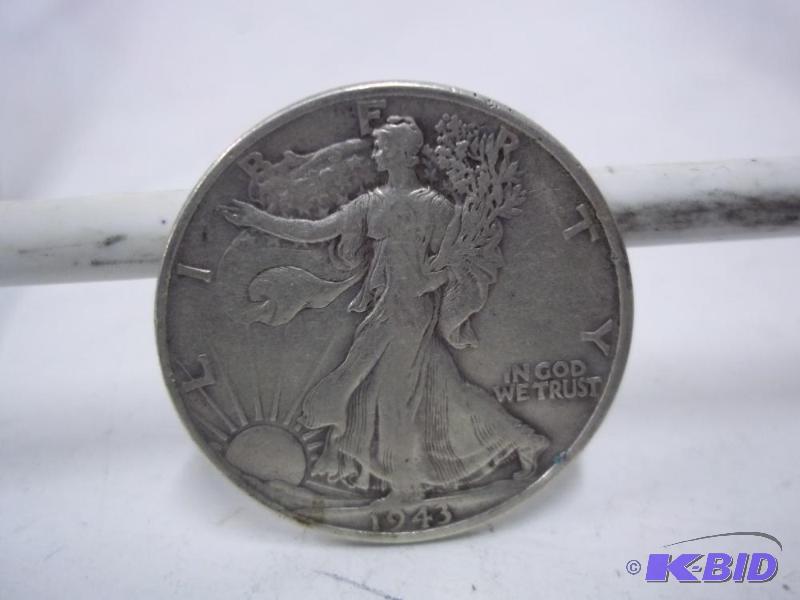 1943 Walking Liberty Half Dollar...