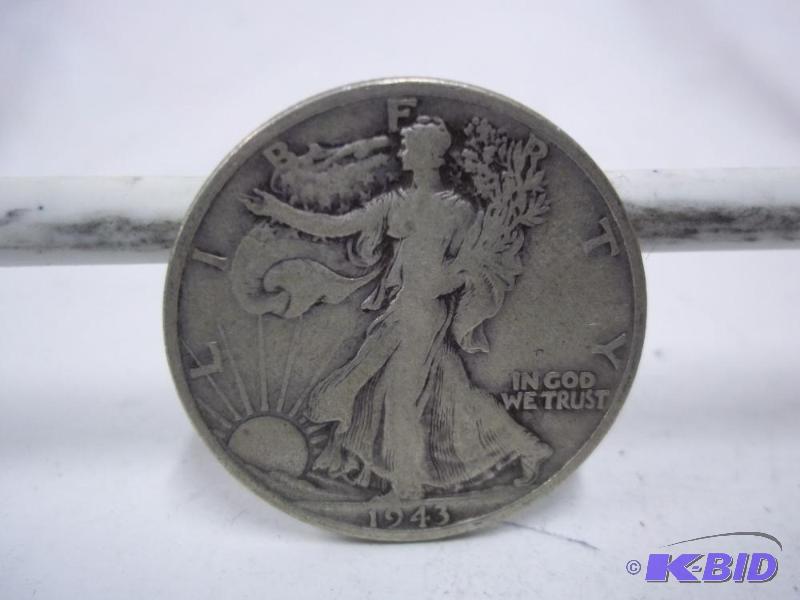 1943 Walking Liberty Half Dollar...