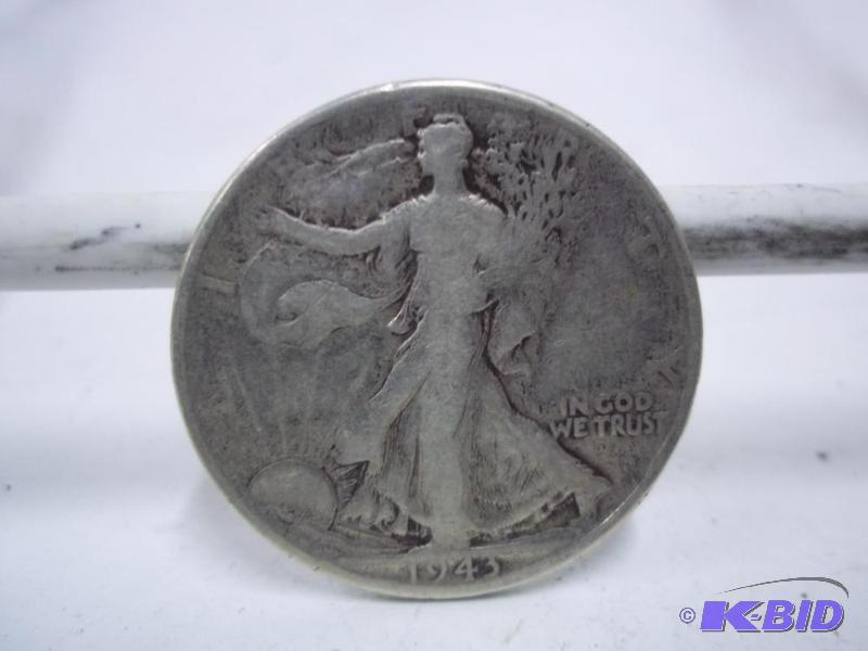 1943 Walking Liberty Half Dollar...