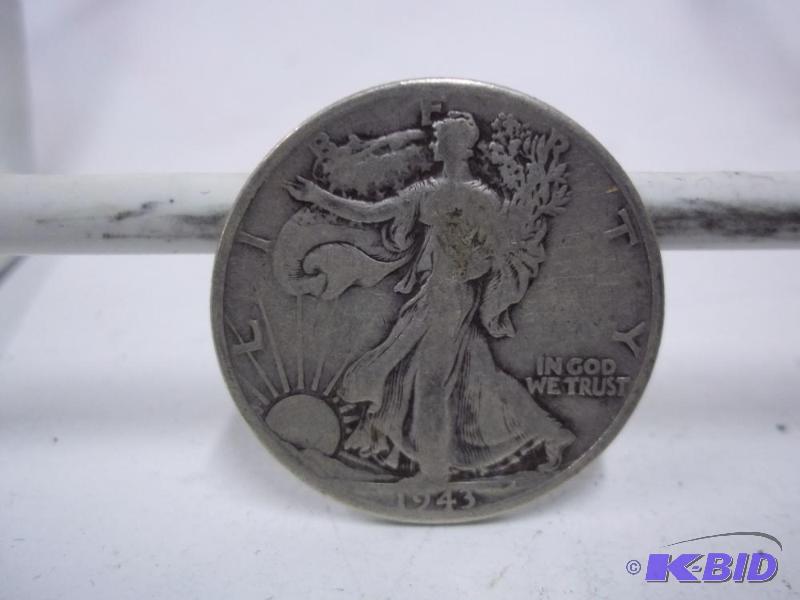 1943 Walking Liberty Half Dollar...