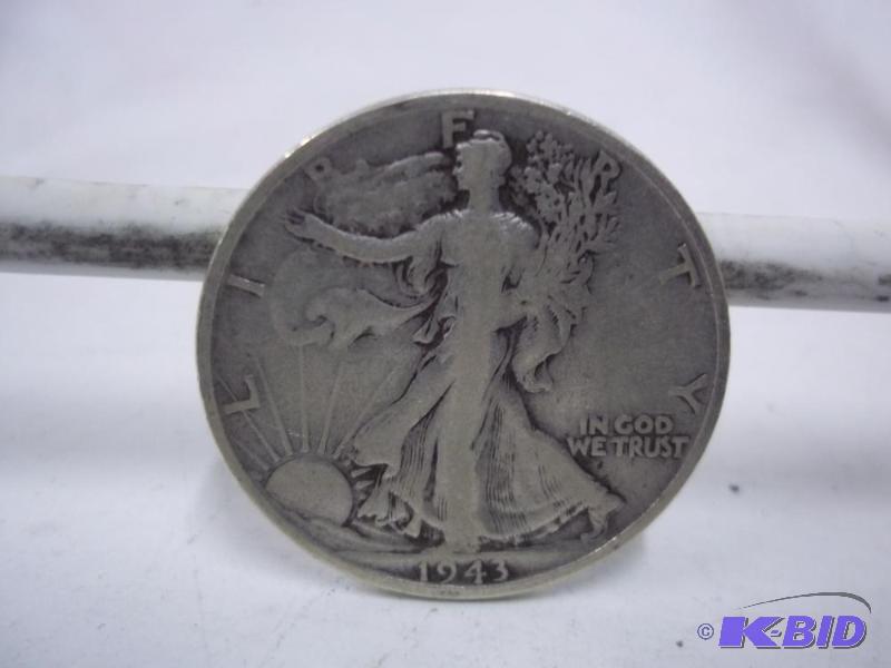 1943 Walking Liberty Half Dollar...