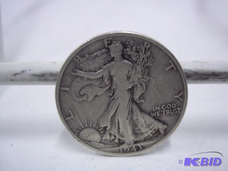 1943 Walking Liberty Half Dollar...