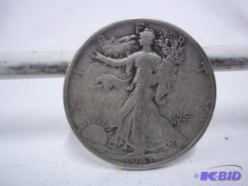 1943 Walking Liberty Half Dollar...