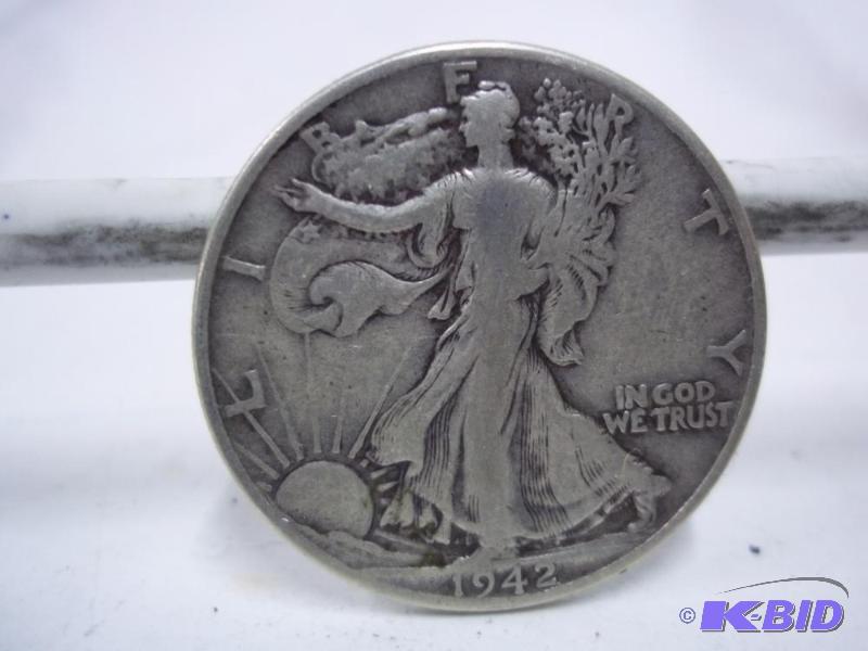 1942 Walking Liberty Half Dollar...