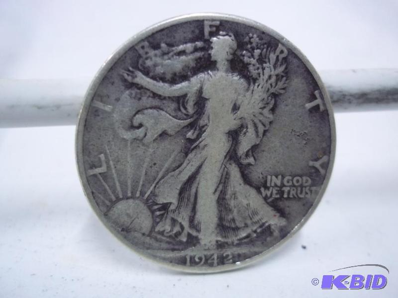 1942 Walking Liberty Half Dollar...