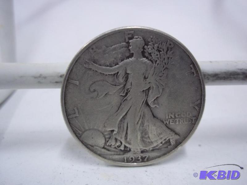 1937 Walking Liberty Half Dollar...