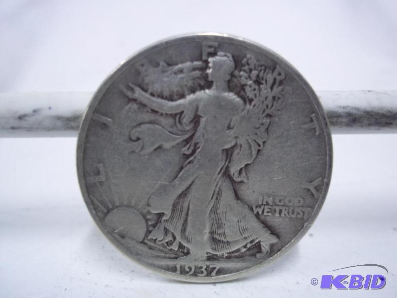 1937 Walking Liberty Half Dollar...