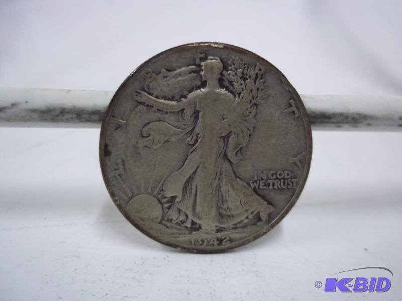 1942 Walking Liberty Half Dollar...
