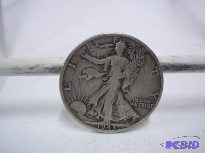1943 Walking Liberty Half Dollar...