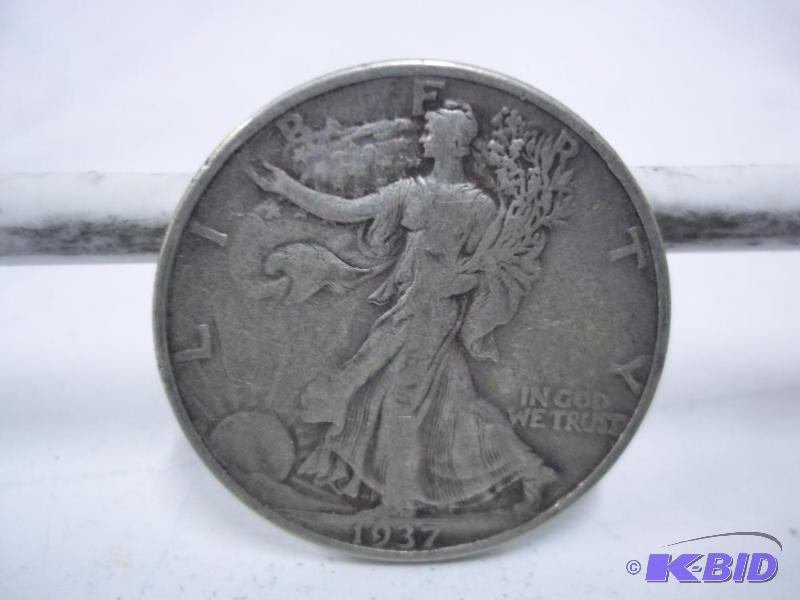 1937 Walking Liberty Half Dollar...