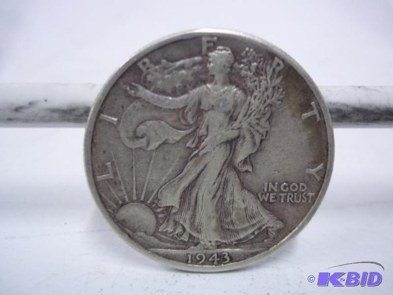 1943 Walking Liberty Half Dollar...