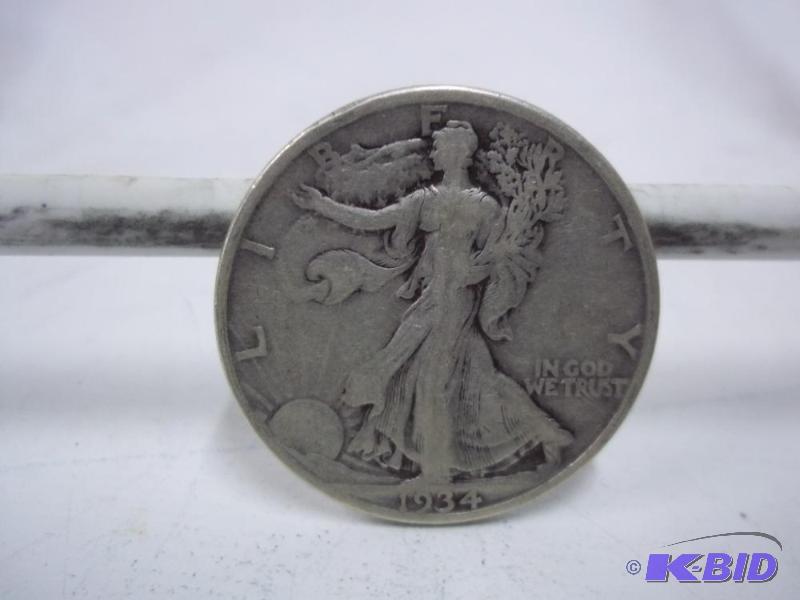1934 Walking Liberty Half Dollar...