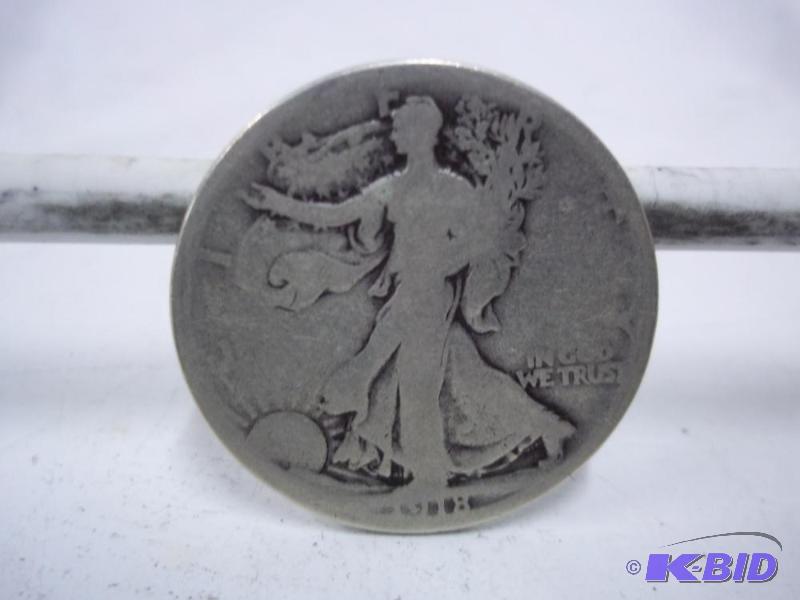 1918 Walking Liberty Half Dollar...