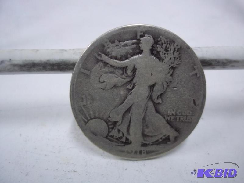 1918 Walking Liberty Half Dollar...