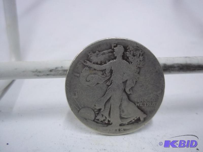 1918 Walking Liberty Half Dollar...