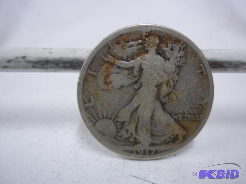 1917 Walking Liberty Half Dollar...
